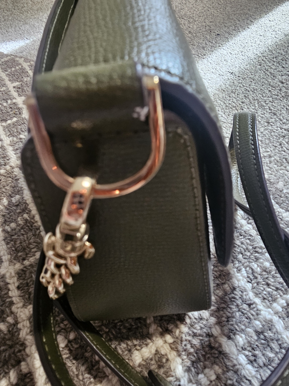 Kate Spade Black Leather Crossbody Shoulder Bag - Picture 4 of 5